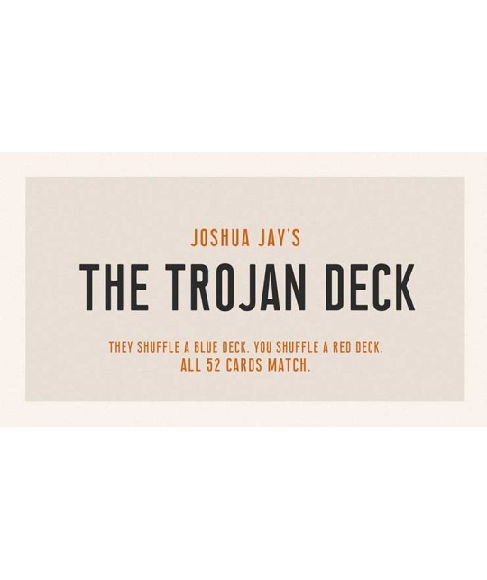 Trojan Deck by Joshua Jay