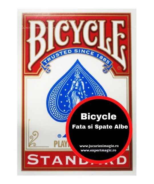 Bicycle Fata si Spate Albe Carti de Joc