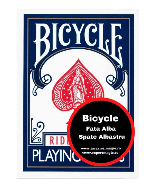 Bicycle Fata Alba Spate Albastru