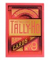 Tally-Ho Red Circle MetalLuxe Carti de Joc