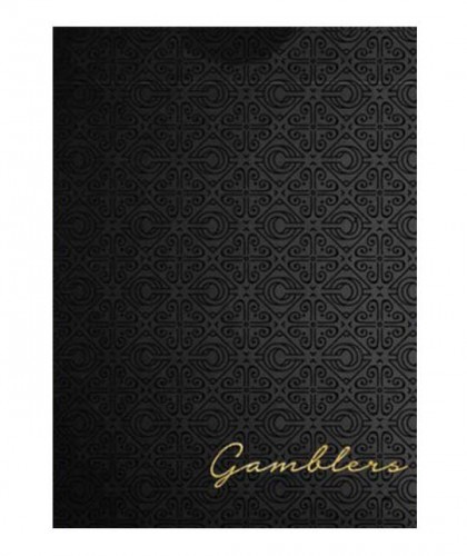 Gamblers Playing Cards Borderless Black Carti de Joc