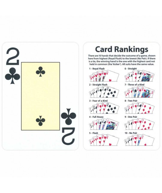 Set 2 pachete carti de joc poker, oficiale, European Poker Tour