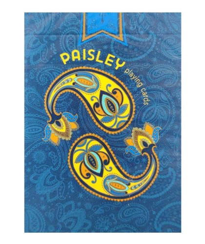 Paisley Poker Blue Carti de Joc