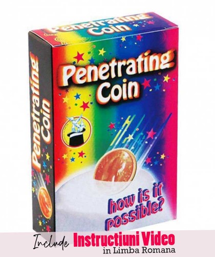 Penetrating coin - truc de magie