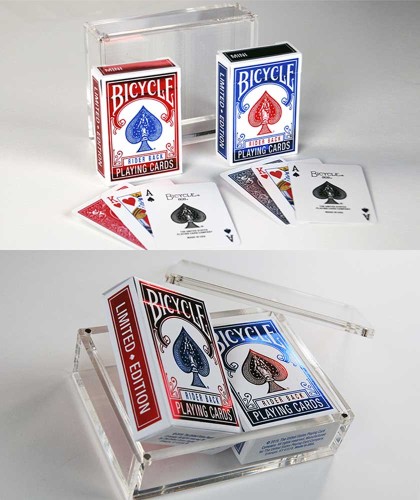 Set Bicycle Rider Back Mini Limited Edition Foild in Suport de Acrilic