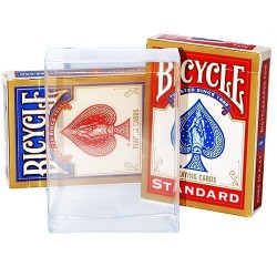 Clear Plastic Deck Case - protectie carti de joc