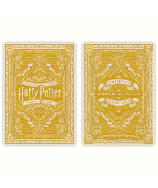 Harry Potter Yellow Hufflepuff Theory 11 Carti de Joc