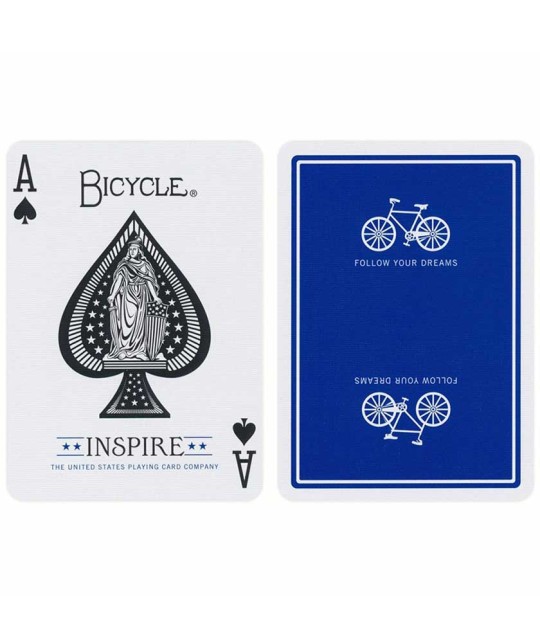 Bicycle Inspire Albastru Carti de Joc