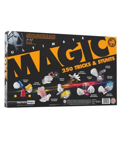 Set de Magie Colectie de 250 Trucuri si Poante, Marvins Magic