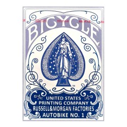 Bicycle Foil AutoBike No. 1 Albastru Carti de Joc