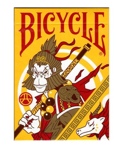 Bicycle Wukong Rebellion Galben Carti de Joc
