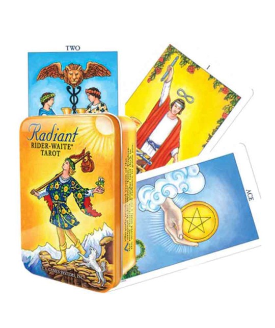 Tarot Radiant Rider-Waite in a Tin